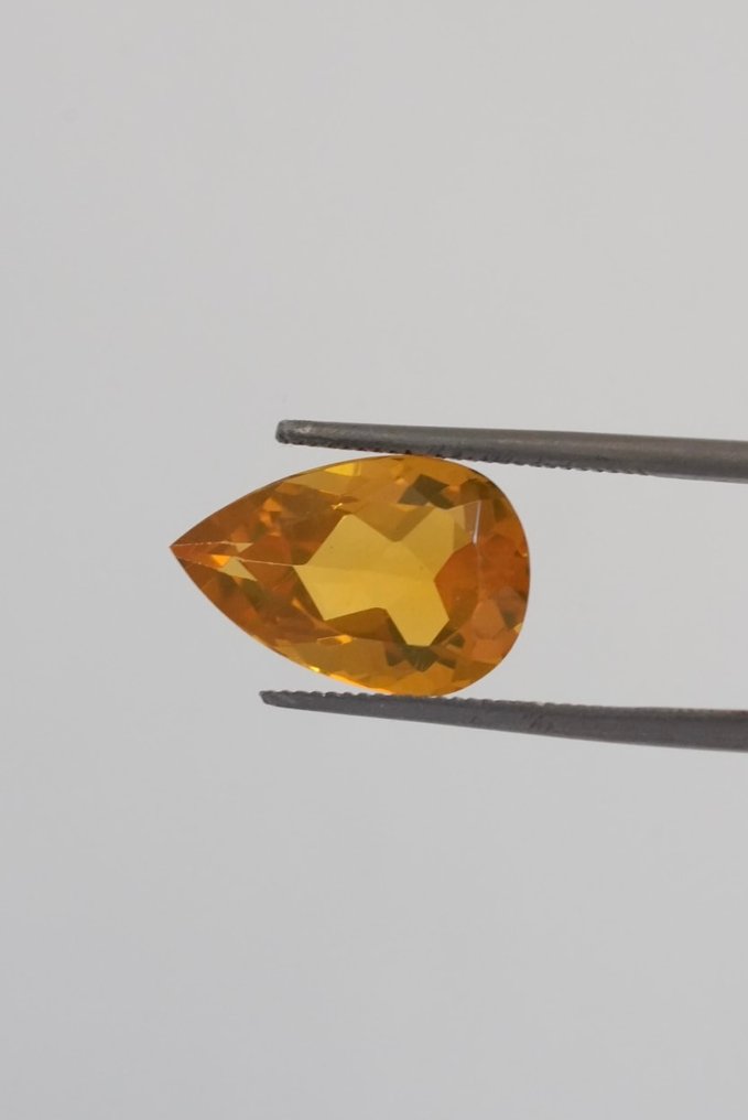 1 pcs Orange Fire Opal - 3.47 ct - Instituto Gemólogico Español (IGE) #2.1