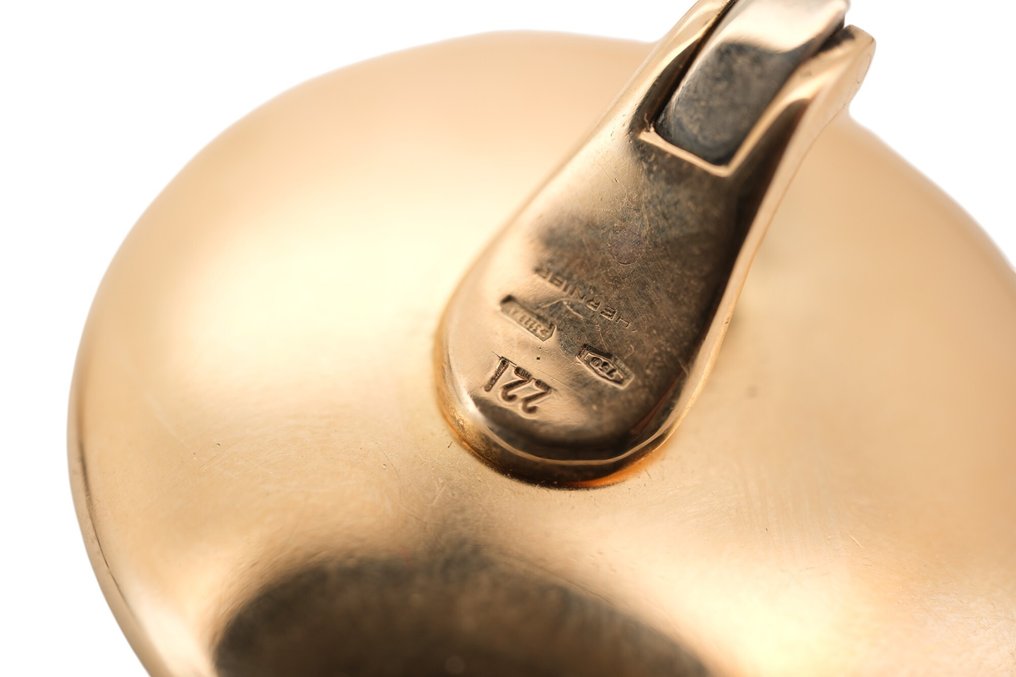 Vhernier - 耳环 - 18K包金 黄金 - 圆形夹式耳钉 #3.2