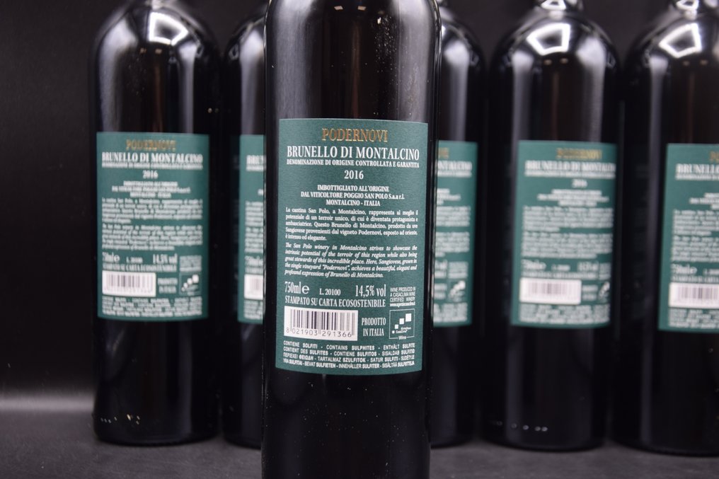 2016 San Polo, "Podernovi" - Μπρουνέλο ντι Μονταλσίνο DOCG - 6 Bottles (0.75L) #3.2