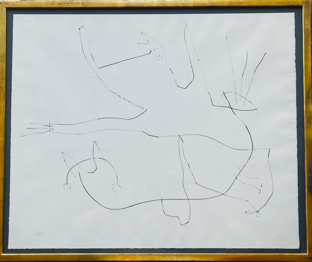 Joan Miro (1893-1983) - Flux de l’aimant 1964 #1.0