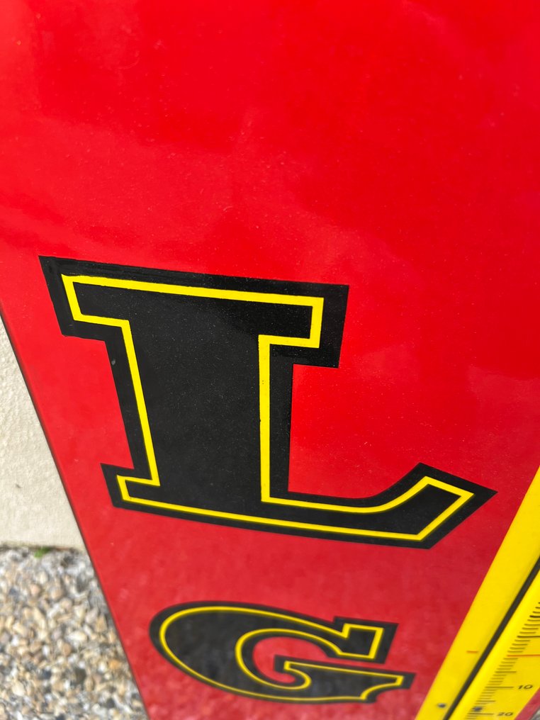 emaillet termometer - klg - 1950 #4.3