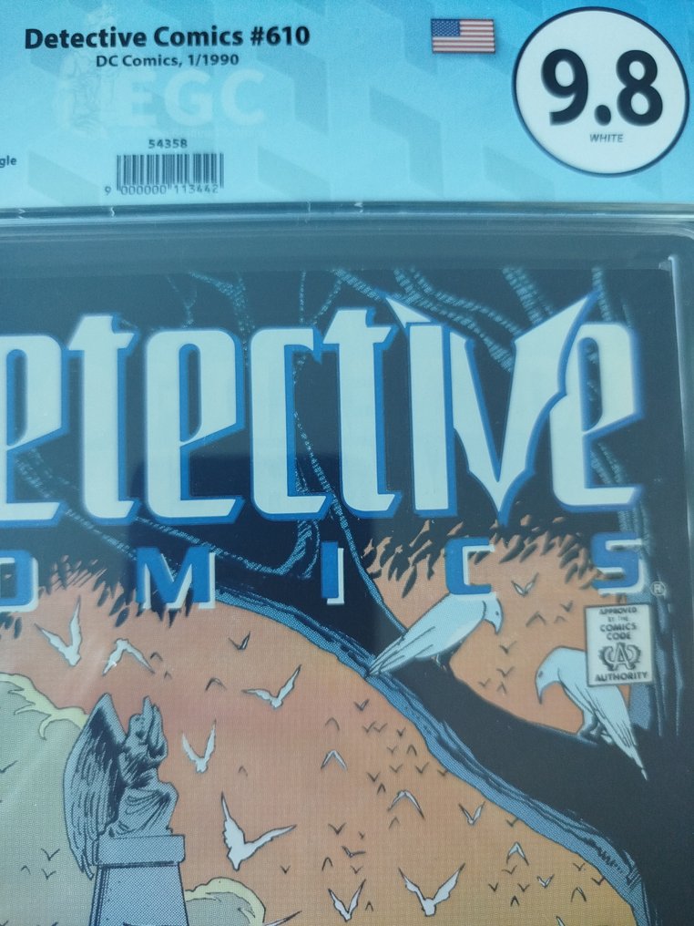 Detective Comics #610 - EGC 9.8 - Snow and Ice, part 1: Ode to a Penguin - 1 Graded comic - Prima ediție - 1990 #2.1