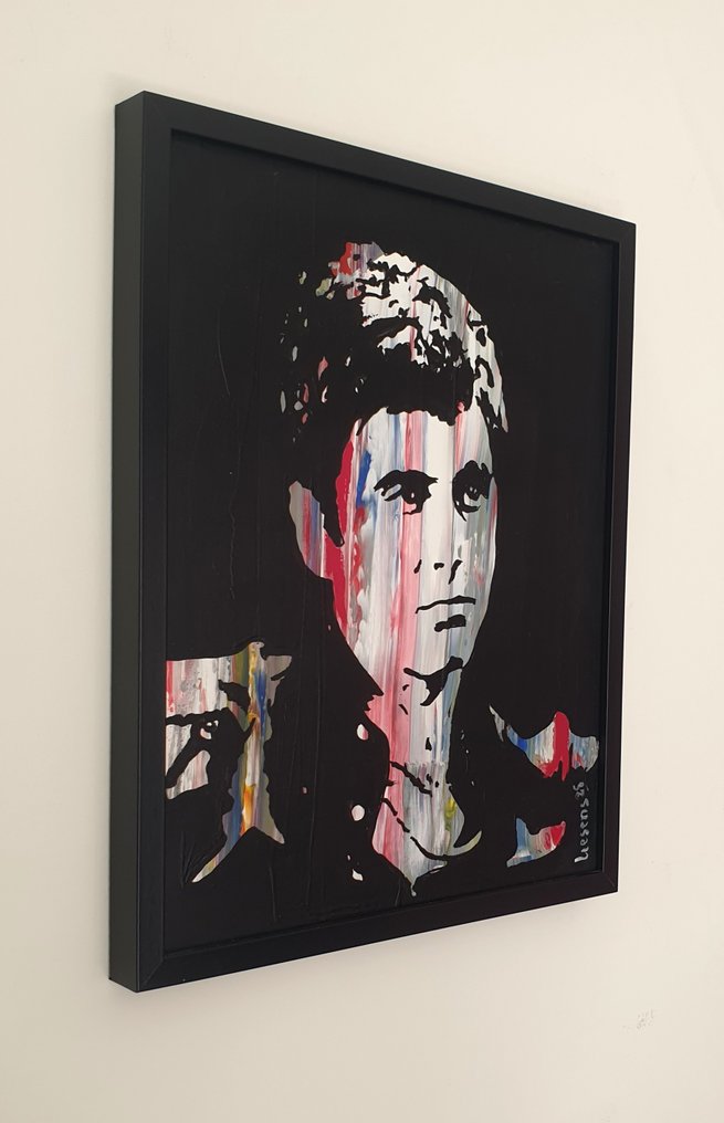 Liesens - Al Pacino (on canvas  handpainted) met lijst #4.3