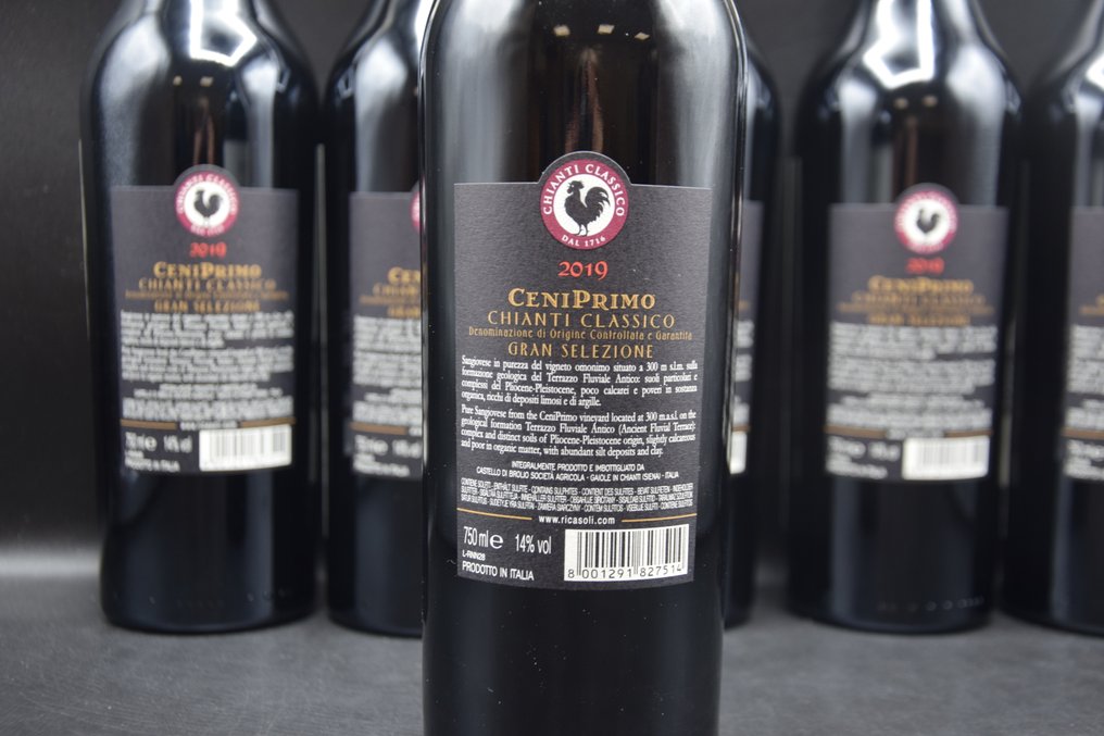 2019 Ricasoli, "CeniPrimo" Gran Selezione - Chianti Classico DOCG - 6 Bottles (0.75L) #3.2
