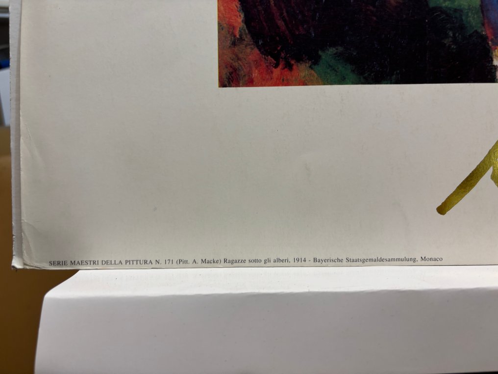 August Macke - Fille sous les arbres 1914 #2.1