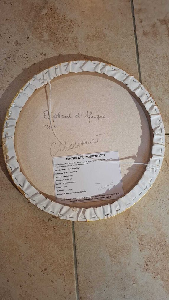 Marguerite de Geuser - Eléphant d'Afrique #2.1