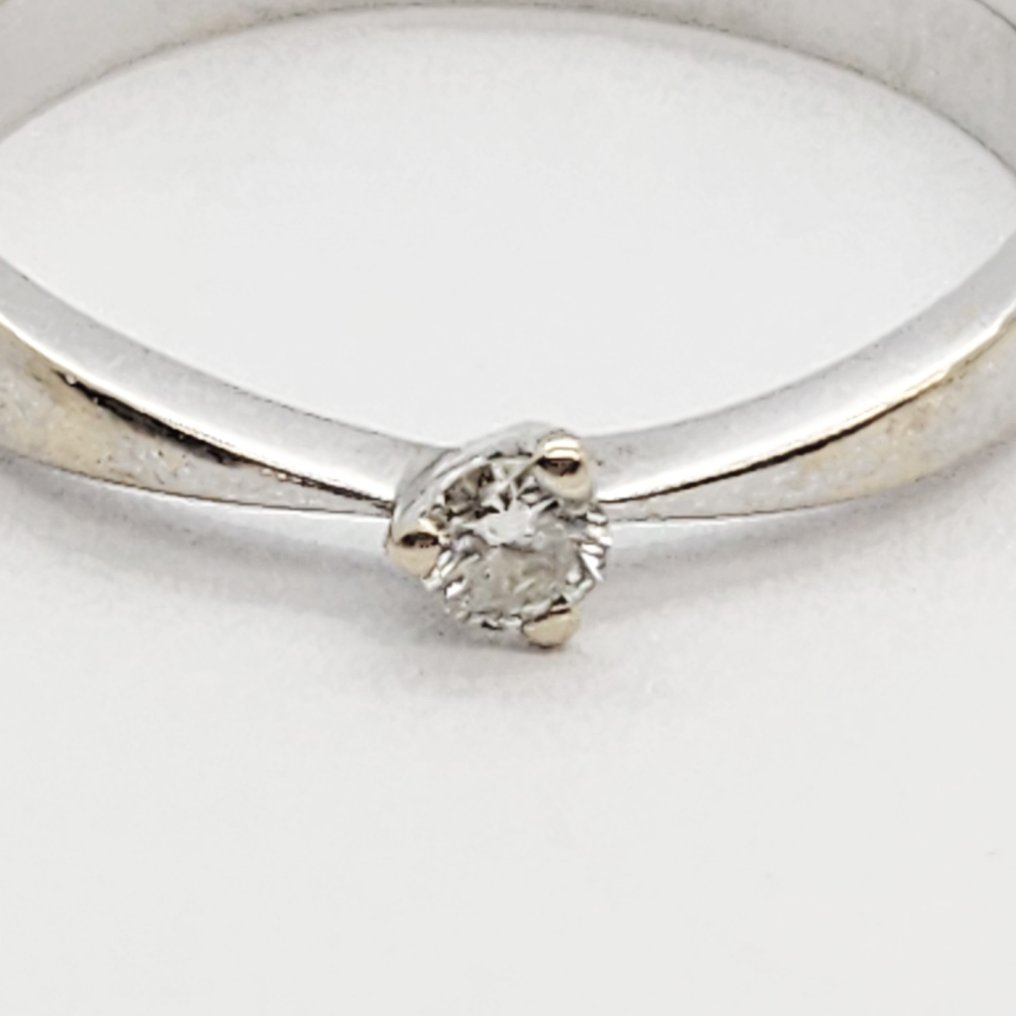 Sormus - 18 kt. Keltakulta - 0.06ct. tw. Timantti (Luonnollinen) #3.2