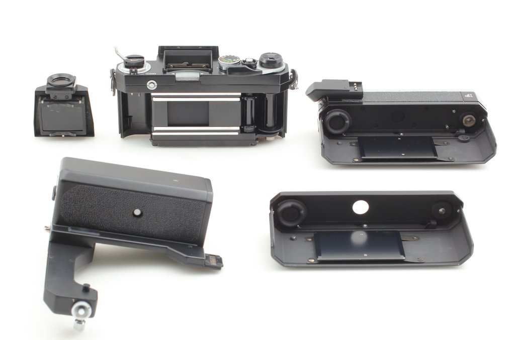 Nikon F Eye-level black late model "Apollo" with F-36 | Aparat analogowy #2.1