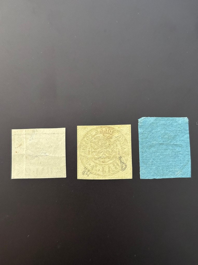 意大利古城邦-教皇国 1852 - 意大利 教皇国 - 萨索内 3a-5a-8 #4.3