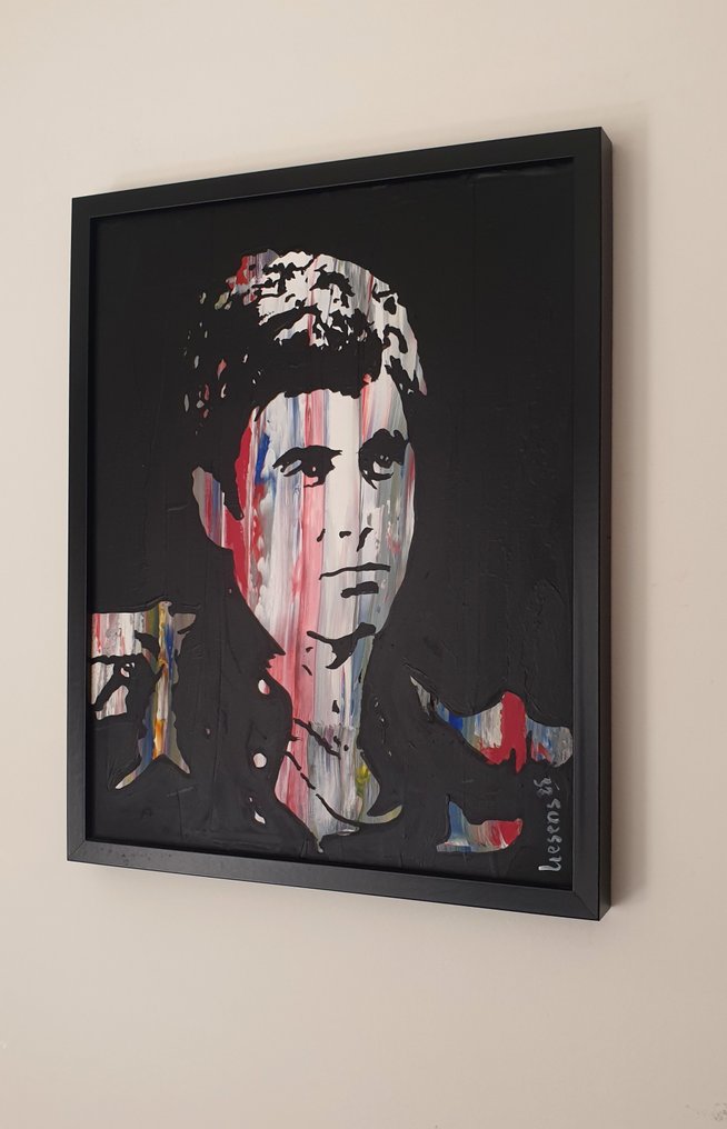 Liesens - Al Pacino (on canvas  handpainted) met lijst #3.2