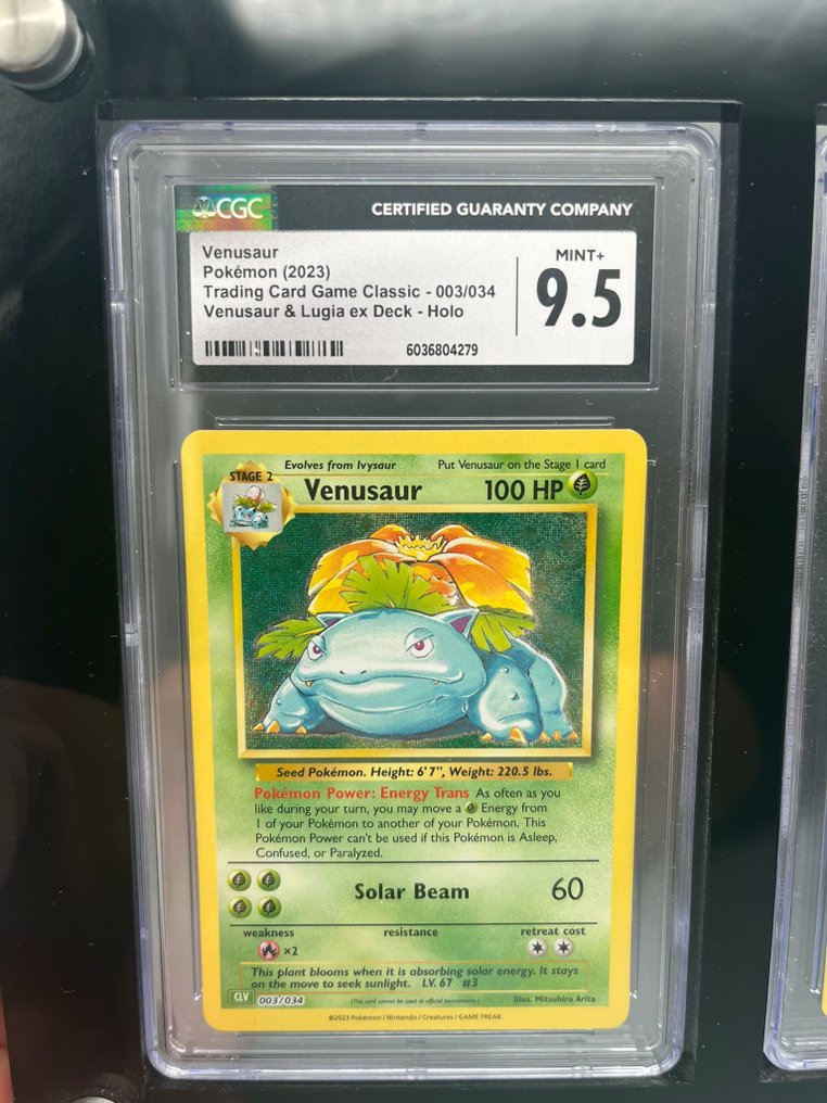 Pokémon - 3 Graded card - Venusaur, Blastoise, Charizard Holo - CCC 9.5 - Sword & Shield #1.0