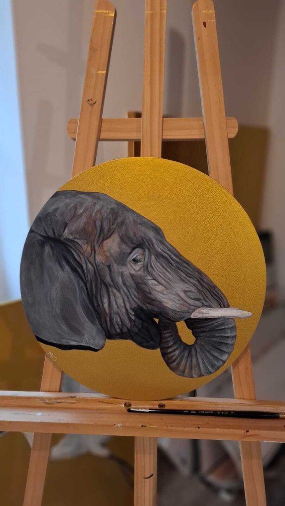 Marguerite de Geuser - Eléphant d'Afrique #1.0