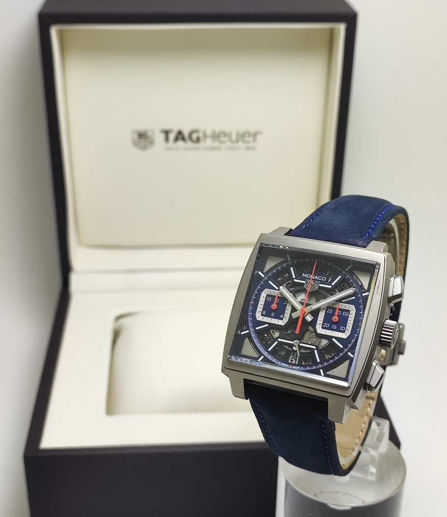 TAG Heuer - Monaco Titanium Blue Skeleton - CBL2182.FT6235 - 男士 - 2020年及之后 #2.1