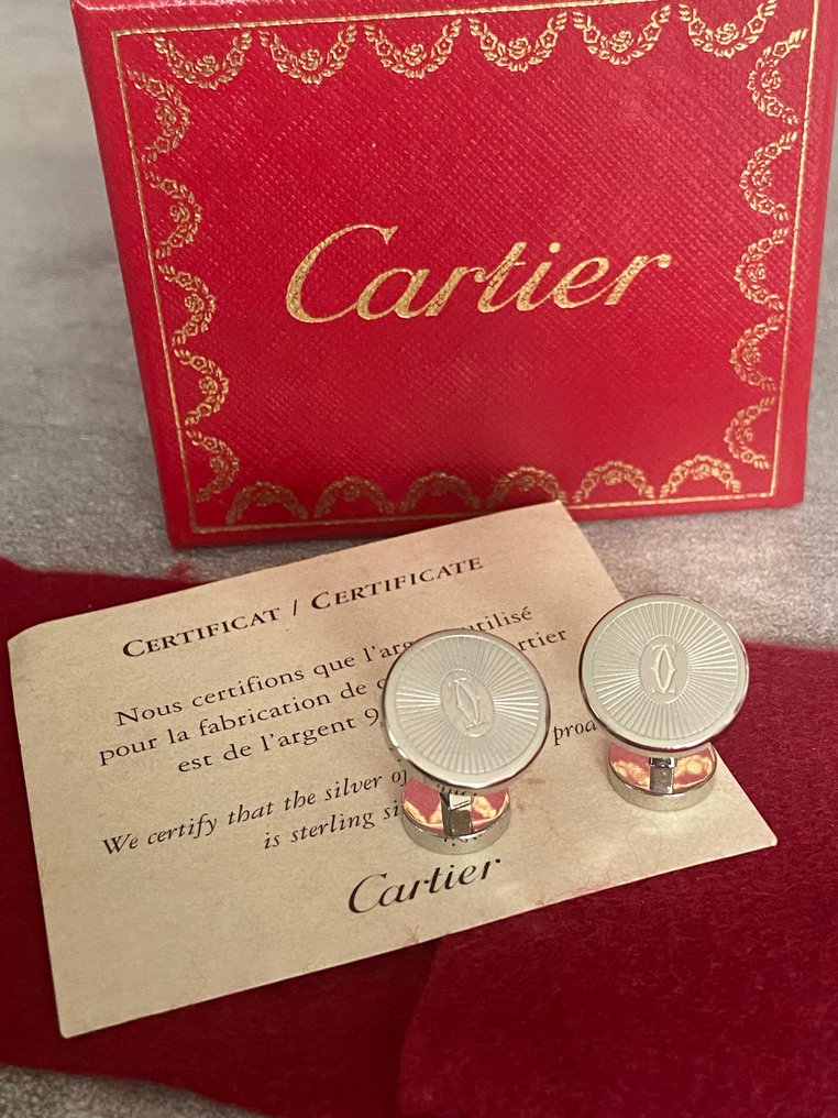 Cartier - Argint 925 - Butoni #1.0