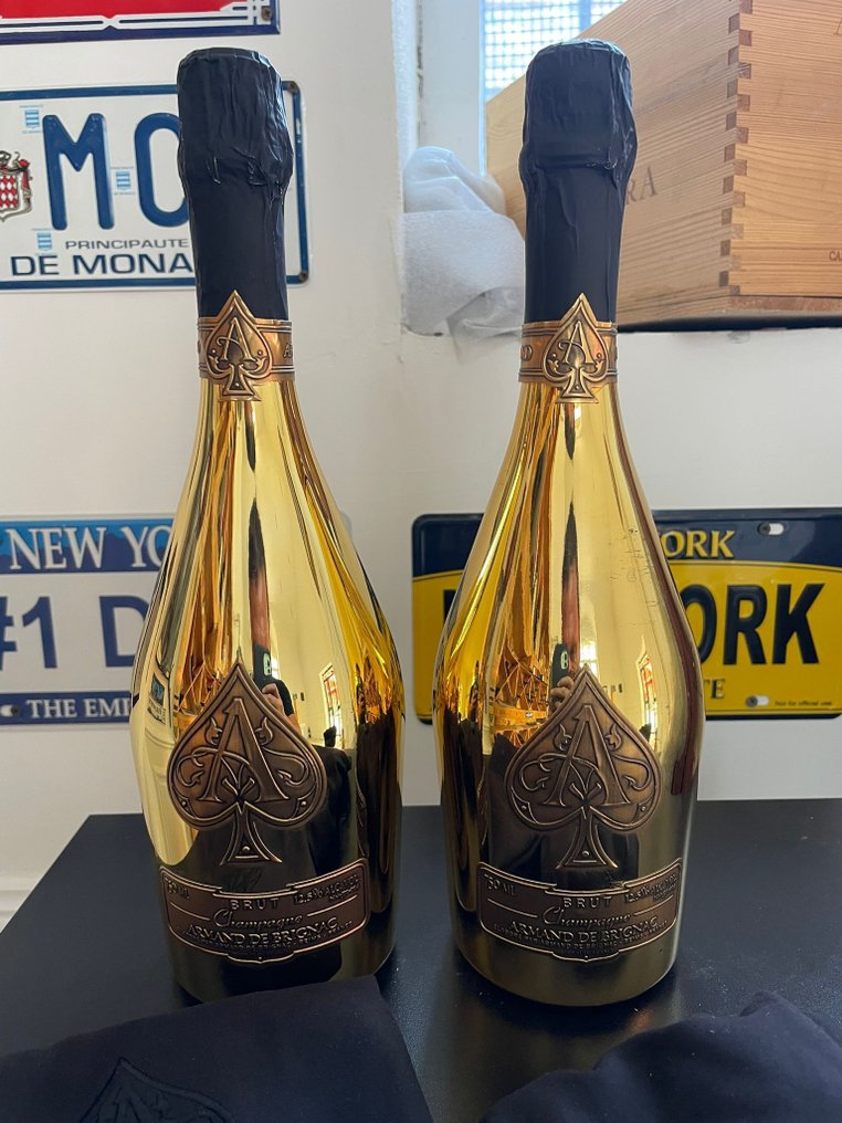 Armand de Brignac, Ace of Spades Gold - Σαμπάνια Brut - 2 Bottles (0.75L) #1.0