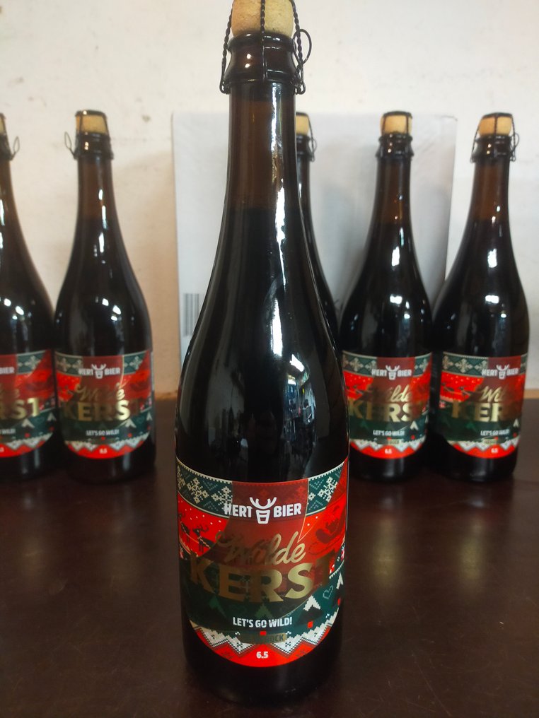 Hert Bier - Wilde Kerst bockbier - 75 cl -  6 flasker  #1.0