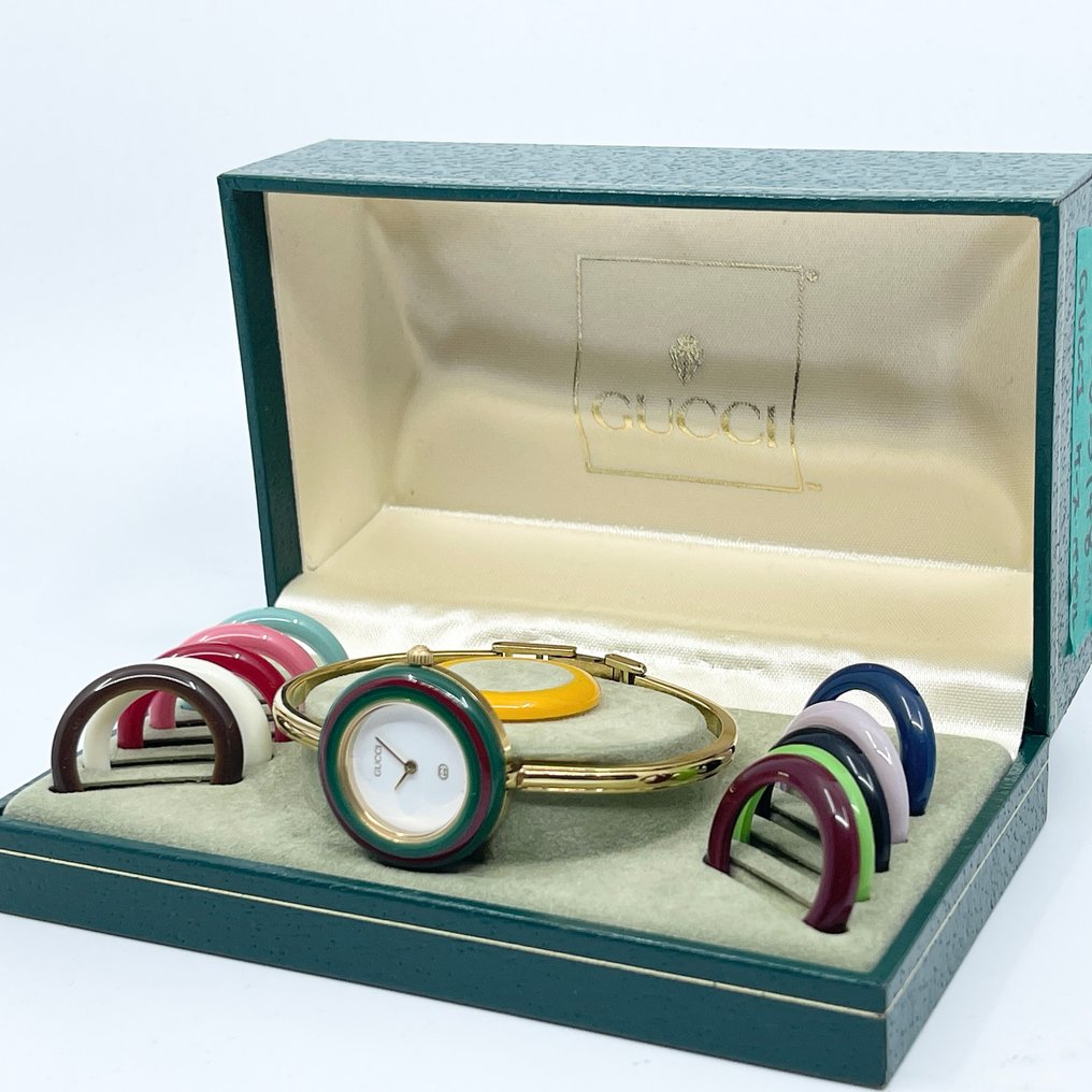 Gucci - Unique bezel bangle watch 12 Color - 11/12.2 - Női - 1980-1989 #1.0