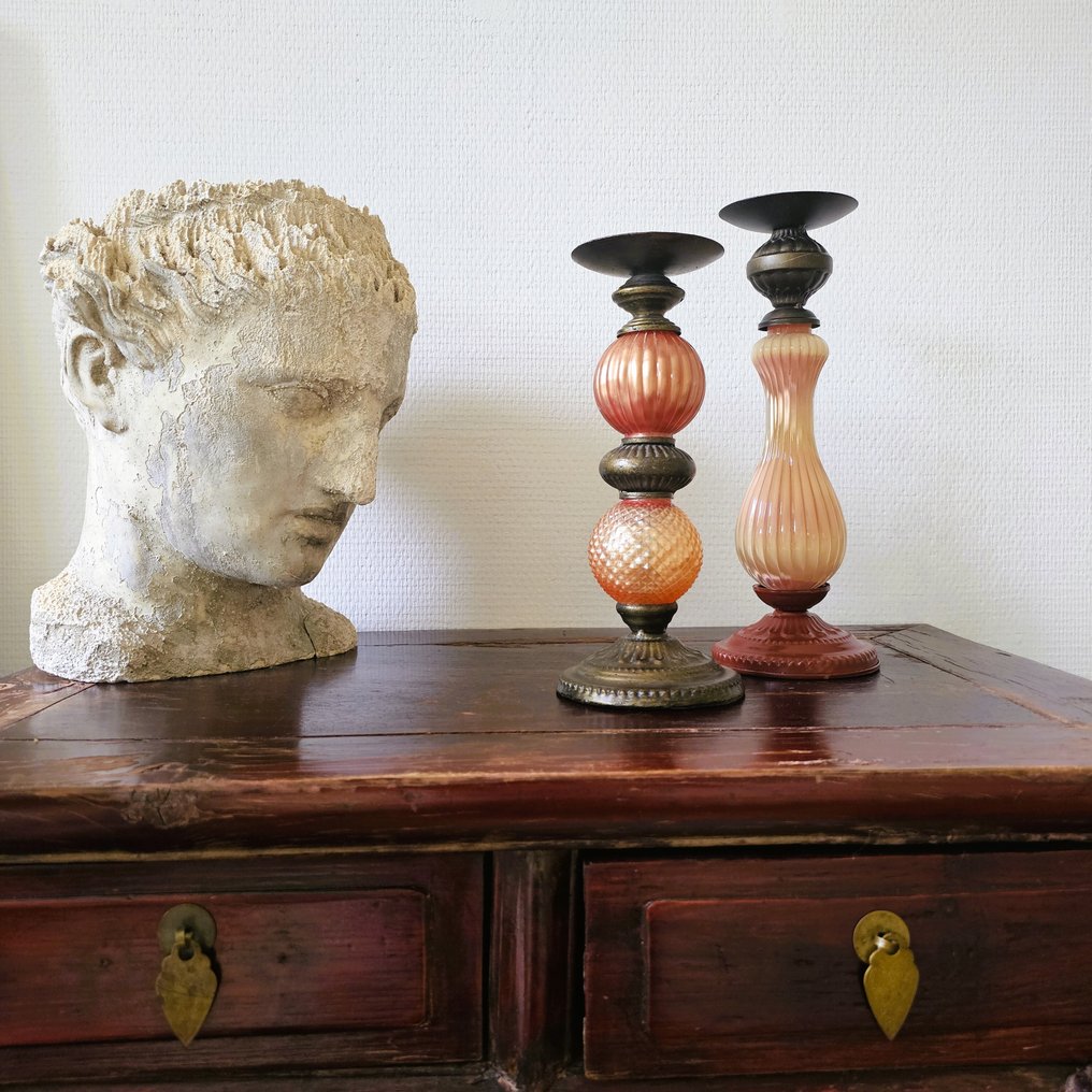 Nordal - 燭台 (2) - 玻璃, 金屬 #4.3