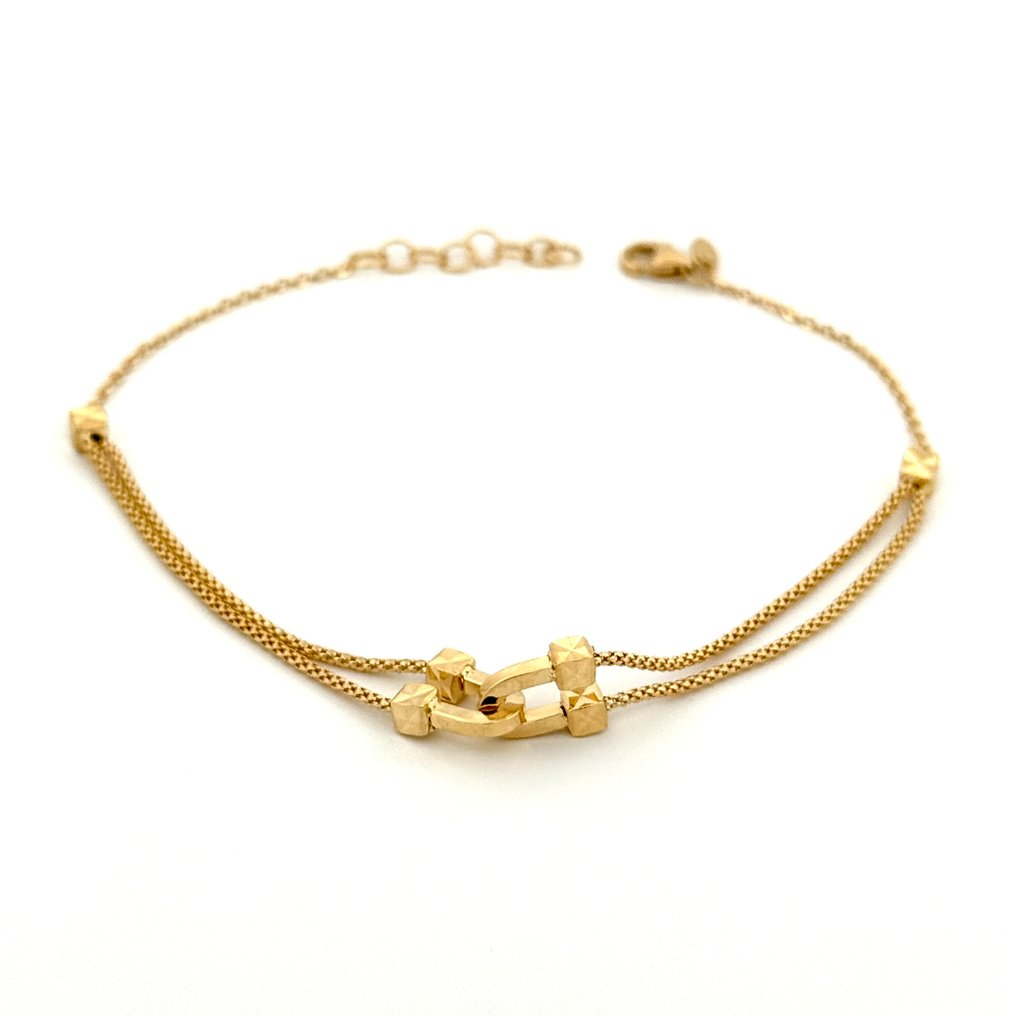 Handmade - Armbånd - 2.4 g - 18 kraat Gulguld #1.0