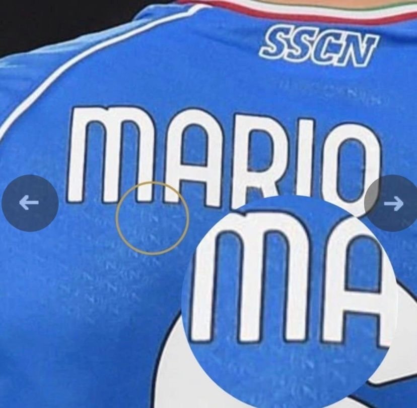 那不勒斯 - 義大利甲組足球聯賽 - Mario Rui  match worn unwashed Napoli vs Udinese - 2024 - 足球衫 #3.2