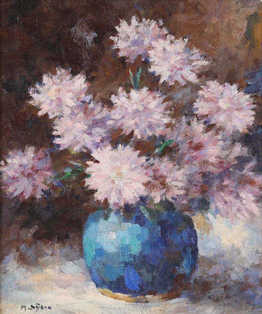 Mathieu Marie Albert Marcel von Sijben de Maroije (1868-1972) - Bloemstilleven #1.0