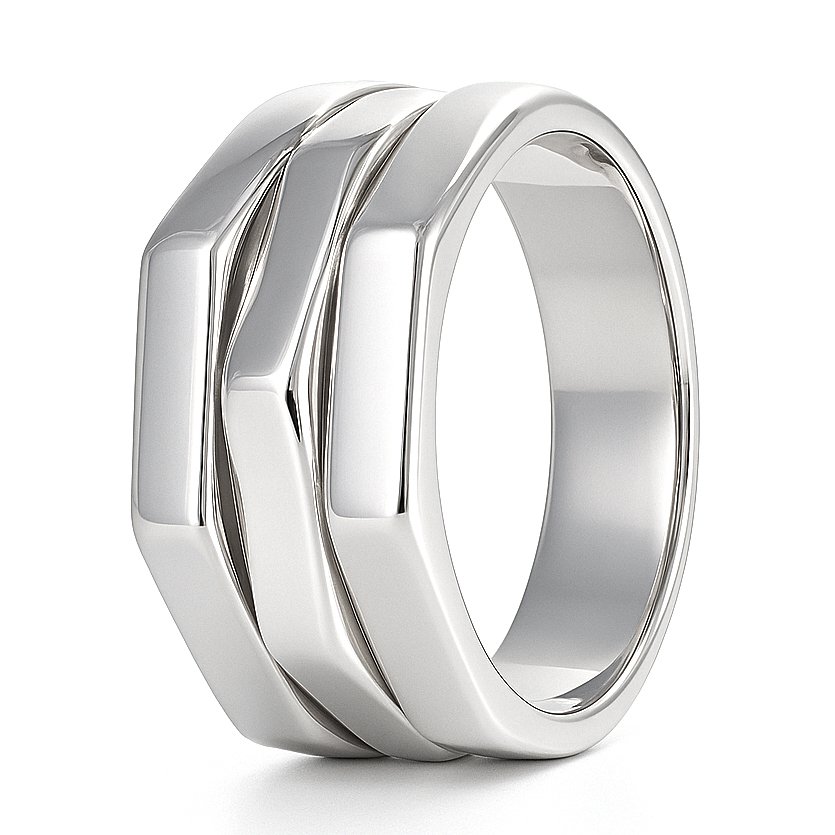 Ring - 18 kt. White gold #1.0