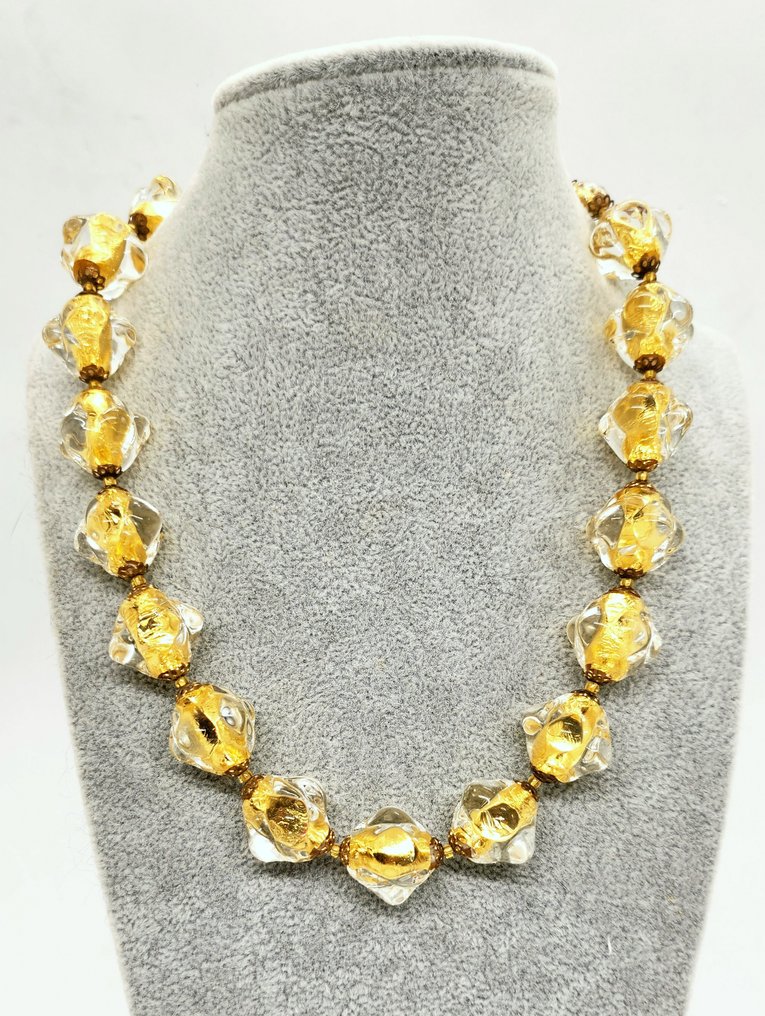 Perlas de Murano con oro zecchino - Collar #3.2