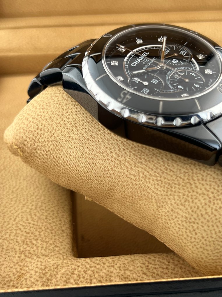 Chanel - J12 Chronograph 9P Diaomond - H2419 - Men - 2000-2010 #4.3