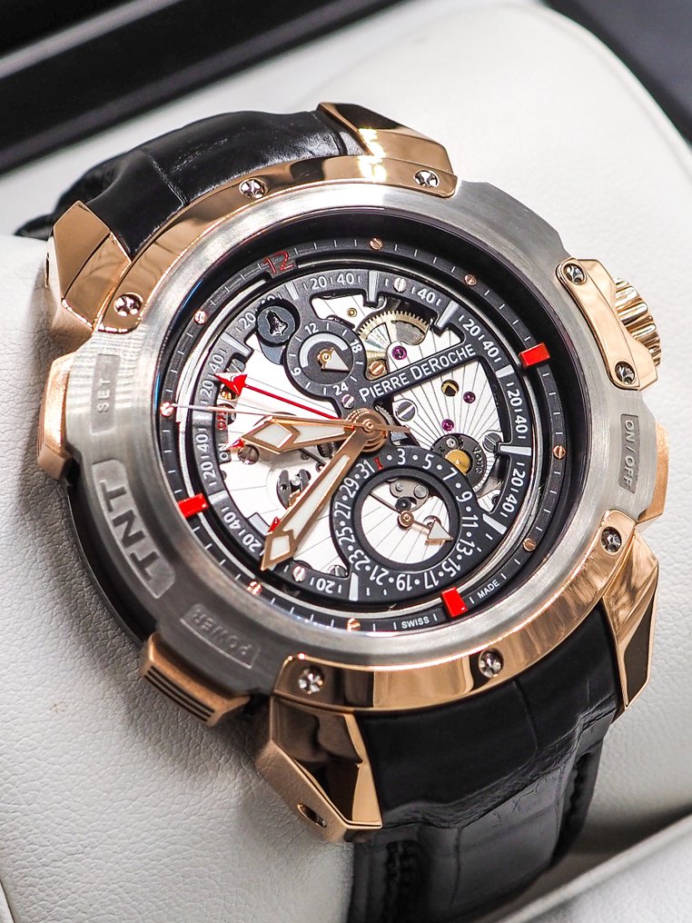 Pierre DeRoche - TNT Rendez-vous Gold - No Reserve Price - BRAND NEW * L.E. of 21 * Chiming Gongs  * Automatic * - Men - 2025 #1.0