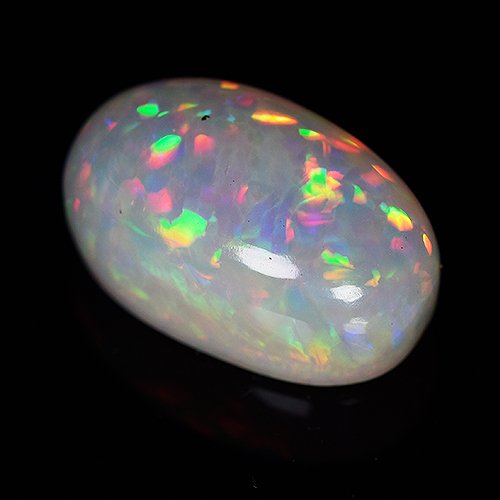 1 pcs Multicolor, Alb Opal - 13.02 ct - IGI (Institutul gemologic internațional) #4.3