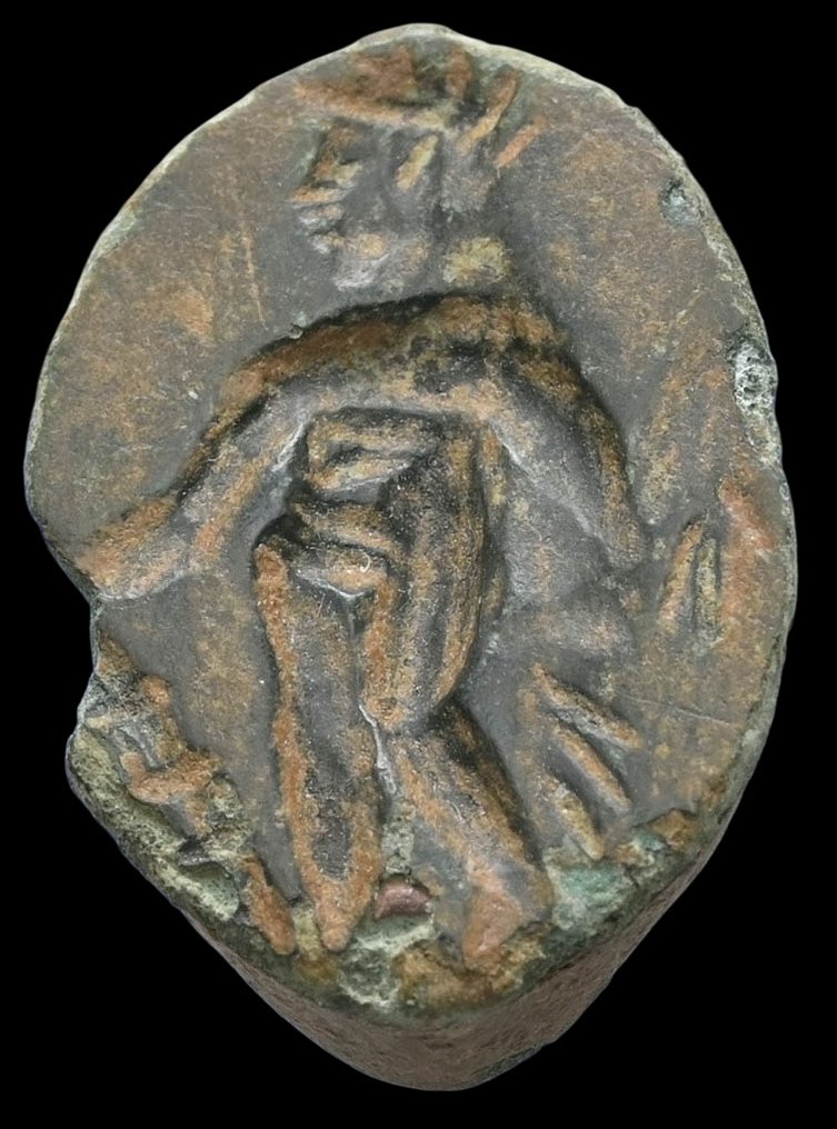 Αρχαία Ρωμαϊκή δαχτυλίδι από μπρούντζο με στεφάνι 20 mm Δαχτυλίδι  (χωρίς τιμή ασφαλείας) #1.0