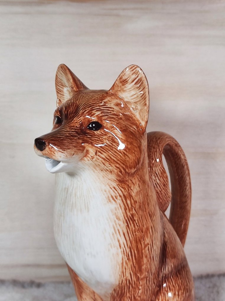 Κανάτα - Κεραμικό - Καράφα με χειροποίητη ζωγραφική αλεπού #3.2