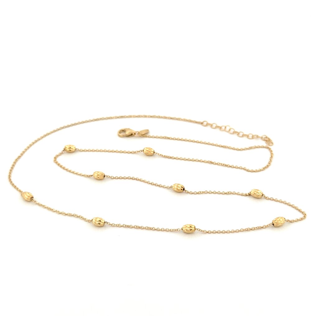 Ingen mindstepris - Handmade - Halskæde - 2.2 g - 18 kraat Gulguld #1.0