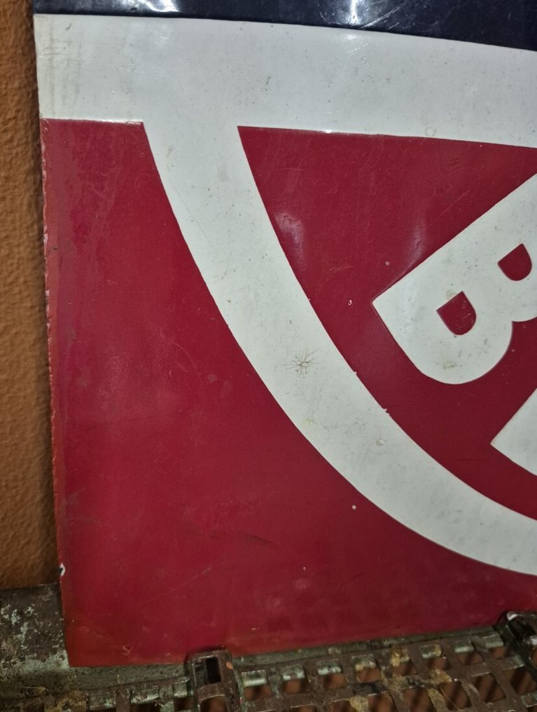 Enamel advertising board Dapolin gasoline - Sign - Enamel #1.0