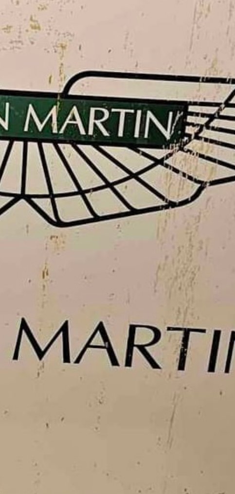 Rare Aston Martin Illuminated 1960/1970s Large Showroom Sign - POS (point of sale advertising object) - Large Original Aston #3.2