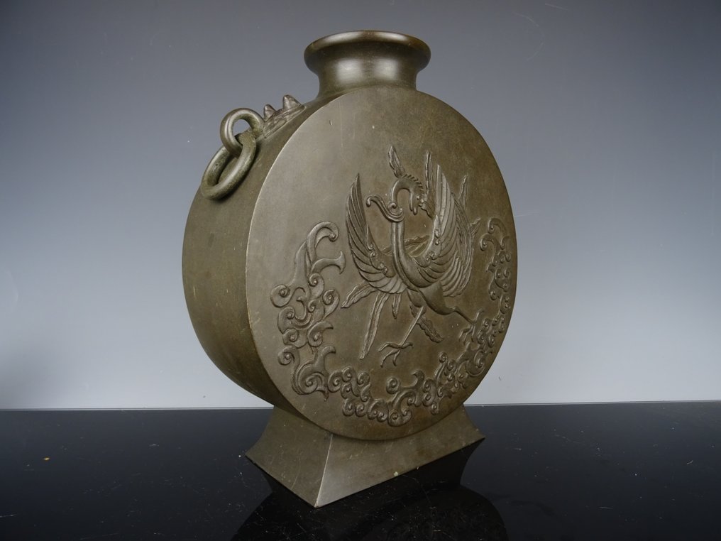 Βάζο - Μπρούντζος - Κίνα - Qing Dynasty (1644-1911) - Δυναστεία Qing 1644-1911  (χωρίς τιμή ασφαλείας) #2.1