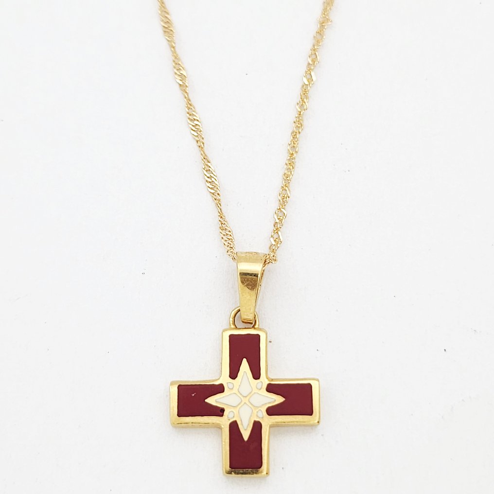 Collana con ciondolo - 18 carati Oro giallo #1.0