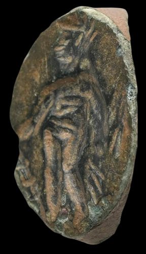 Αρχαία Ρωμαϊκή δαχτυλίδι από μπρούντζο με στεφάνι 20 mm Δαχτυλίδι  (χωρίς τιμή ασφαλείας) #1.0