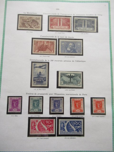 法国 1936 - 无铰链，精彩 #1.0