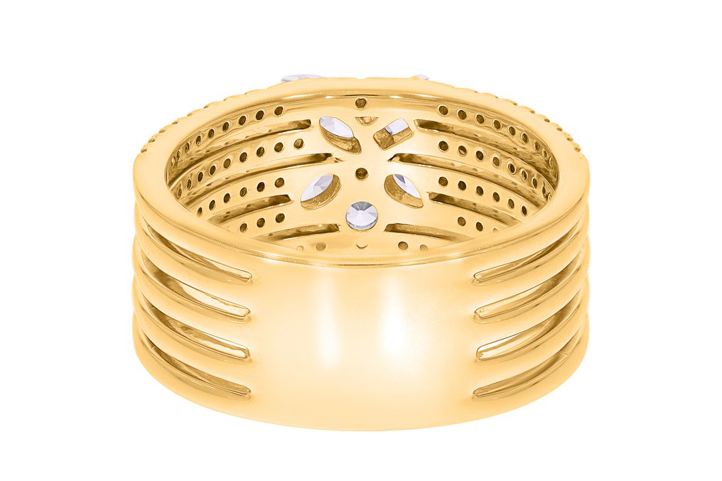 戒指 - 18K包金 黄金, 镀铑 -  1.03ct. tw. 钻石 (天然) - Maison d'Anvers #3.2