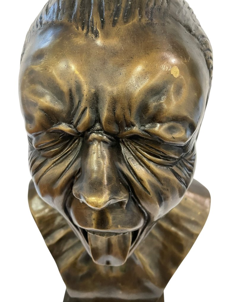 雕塑, I volti della follia - 62 cm - 蜡 #2.1