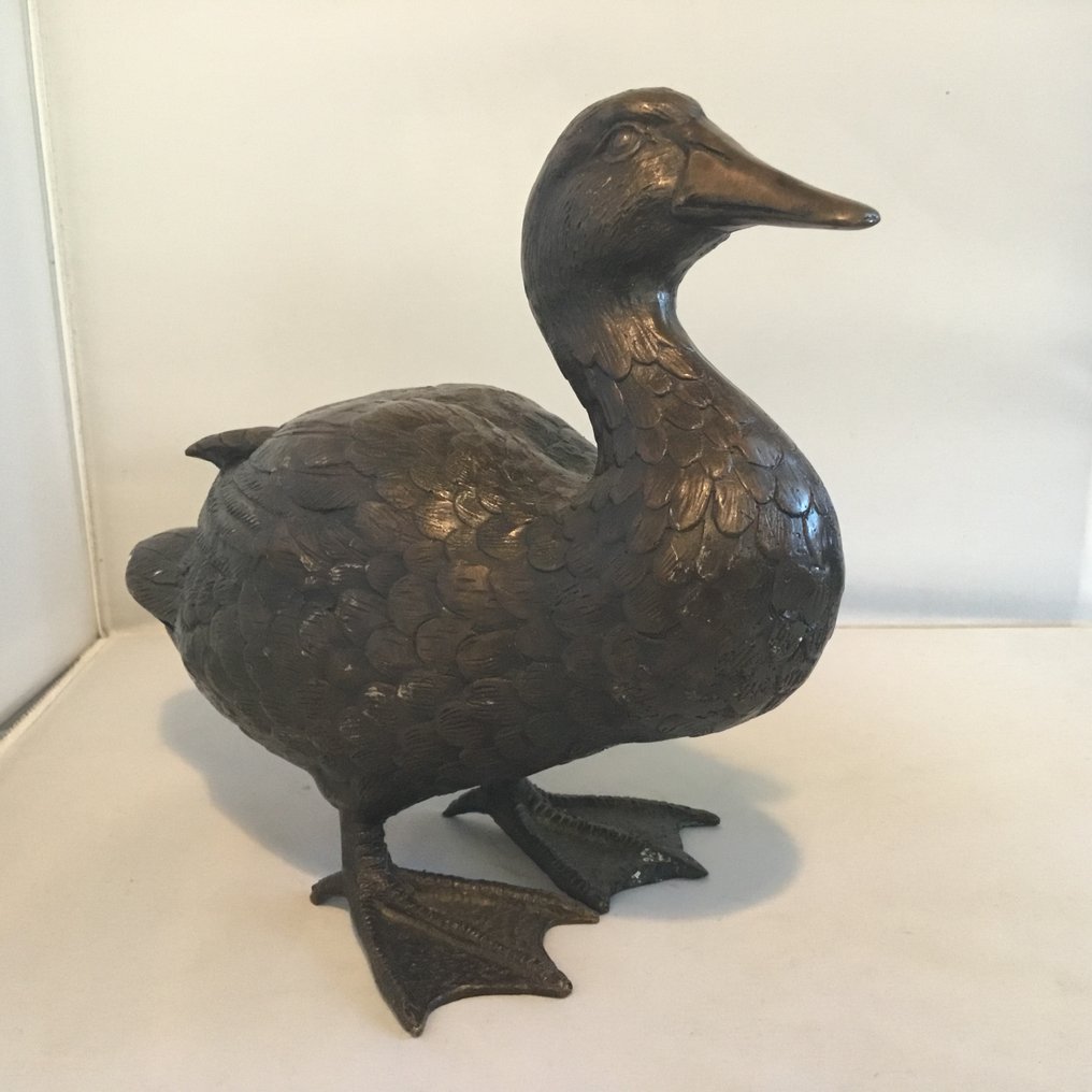 Figur - Bronze duck sculpture - Brons #1.0