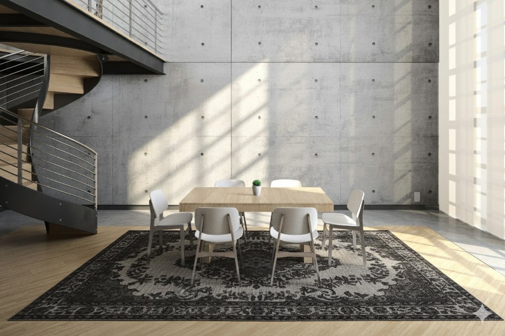 Σκοτεινός σχεδιαστής βιντατζ - Χαλί - 290 cm - 170 cm - Εγγυημένα χειροποίητο #4.3