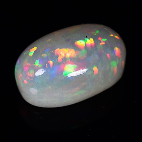 1 pcs Multicolor, Alb Opal - 13.02 ct - IGI (Institutul gemologic internațional) #3.2