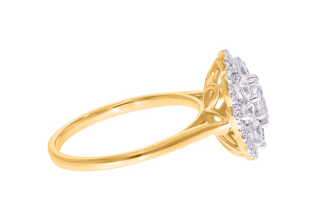 戒指 - 18 克拉 黃金, 镀铑 -  0.98ct. tw. 鉆石 (天然) - Maison d'Anvers #4.3