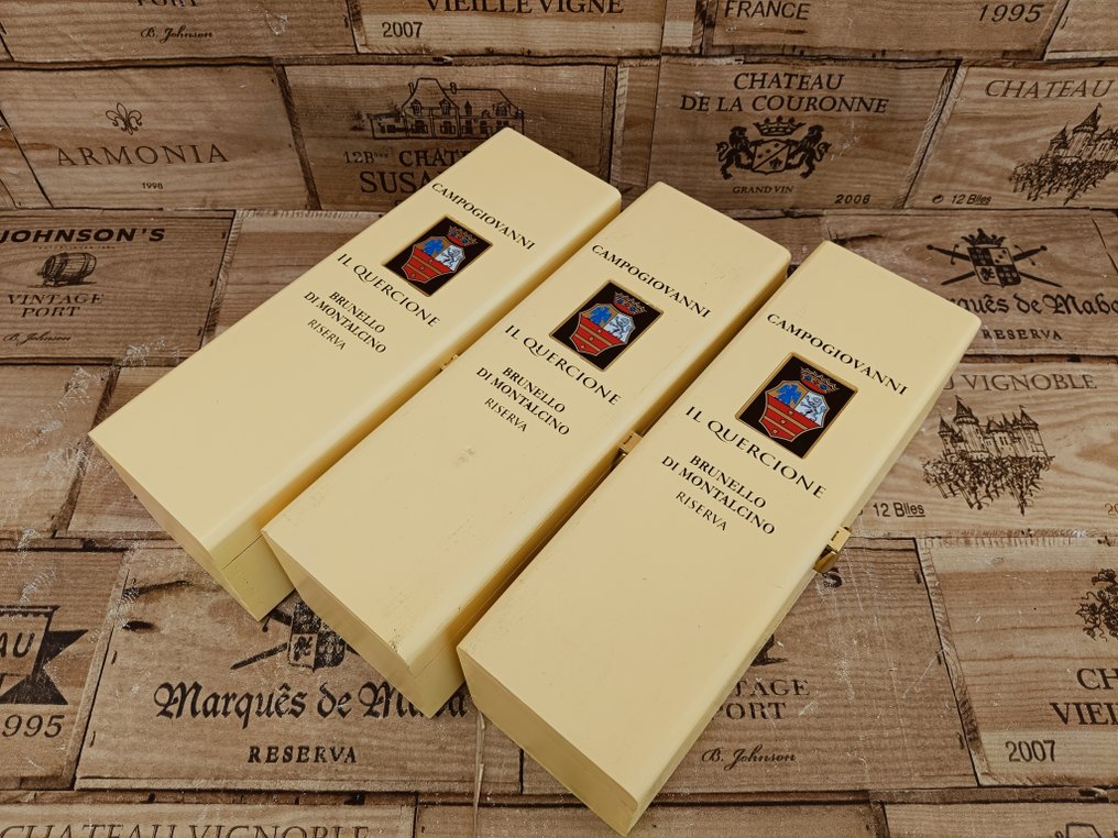 2006, 2007, 2008 Il Quercione - Vertical - Brunello di Montalcino Riserva, DOCG - 3 Magnums (1,5 l) #4.3