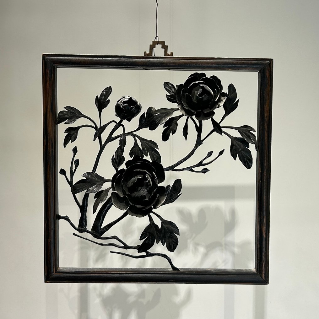 Ming Tiehua schildering - Træ, Jern - Kina - Ming-dynastiet (1368-1644)  (Ingen mindstepris) #2.1