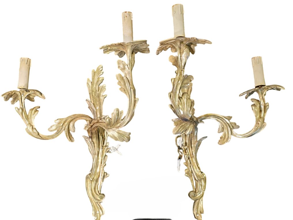 Fali lámpatest (2) - Aranyozott bronz #1.0