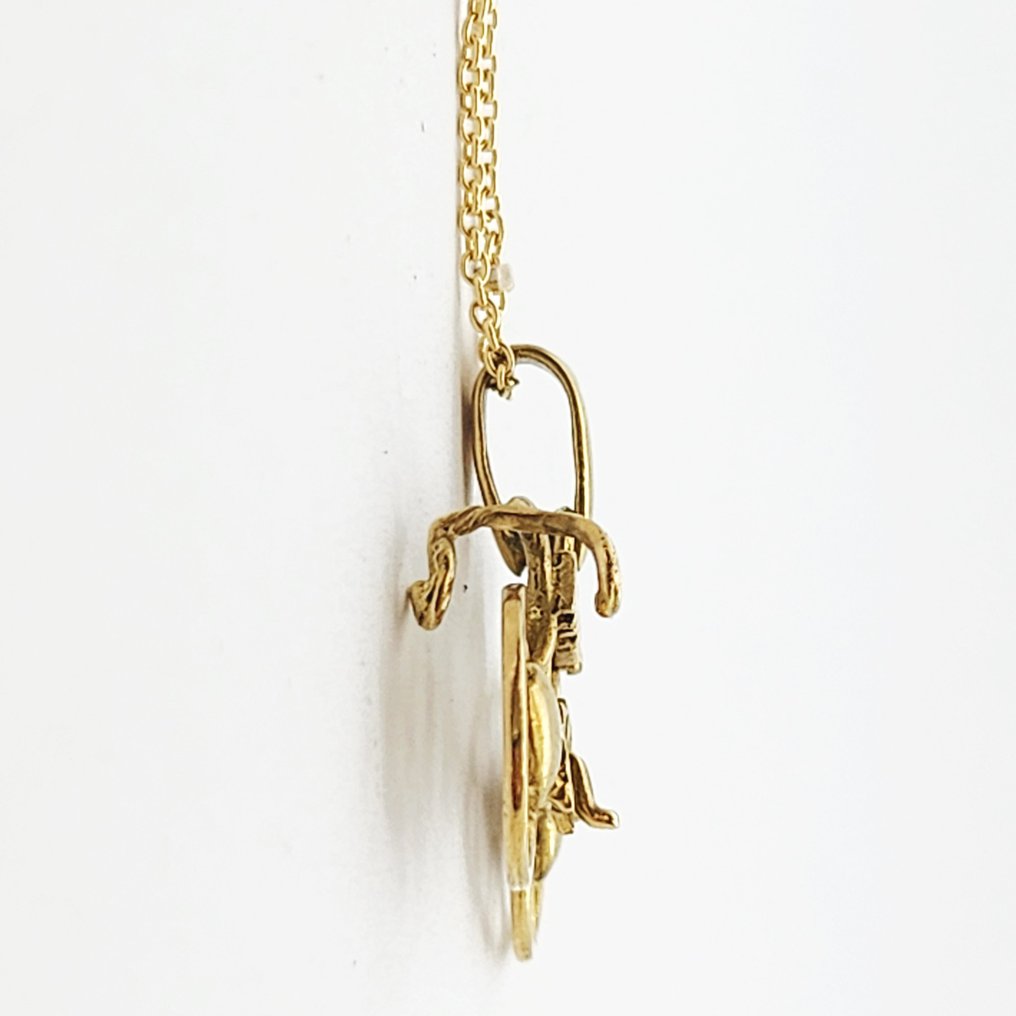 Collier avec pendentif - 18 carats Or jaune #4.3