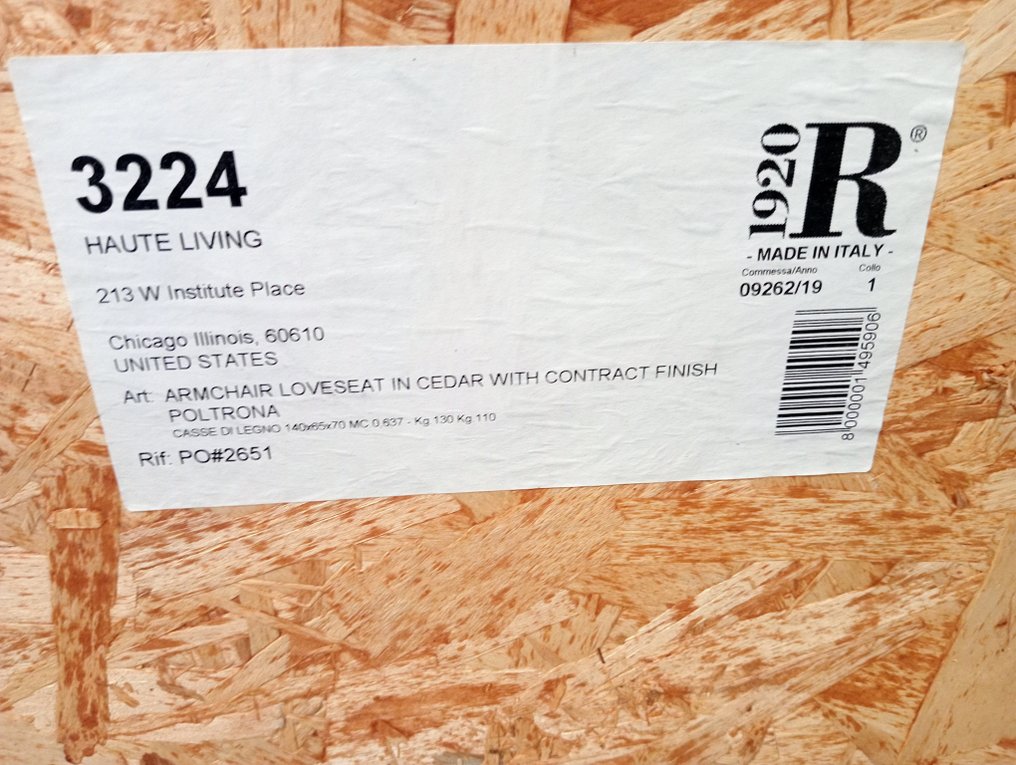 Riva 1920 - Jake Phipps - Settle (家具) - 爱座 - 雪松 - 雪松木制情侣座 #2.1